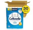 Cottonelle Ultra Clean Toilet Paper, 30 Mega Rolls