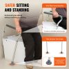 VEVOR Toilet Safety Rail, Bathroom Toilet Seat Frame, Adjustable Width & Height Fit Most Toilets, Supports 300lbs, Toilet Handles Grab Bars with Padde