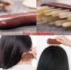 Multifunction Buffalo Horn Comb Neck Head Meridian Massage Comb Wide Tooth Health Hair Combs Massage Brush