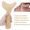 Wood Therapy Massage Tool Lymphatic Drainage Paddle Wooden Scraping Tools Therapy Massager- Hard Rock Health