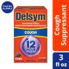 Delsym Adult 12 hour Cough Relief Medicine, Powerful Cough Relief for 12 Good Hours, Cough Suppressing Liquid, #1 Pharmacist Recommended, Grape Flavor