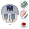 Shiatsu Portable Heated Electric Foot Spa Bath Roller Motorized Massager